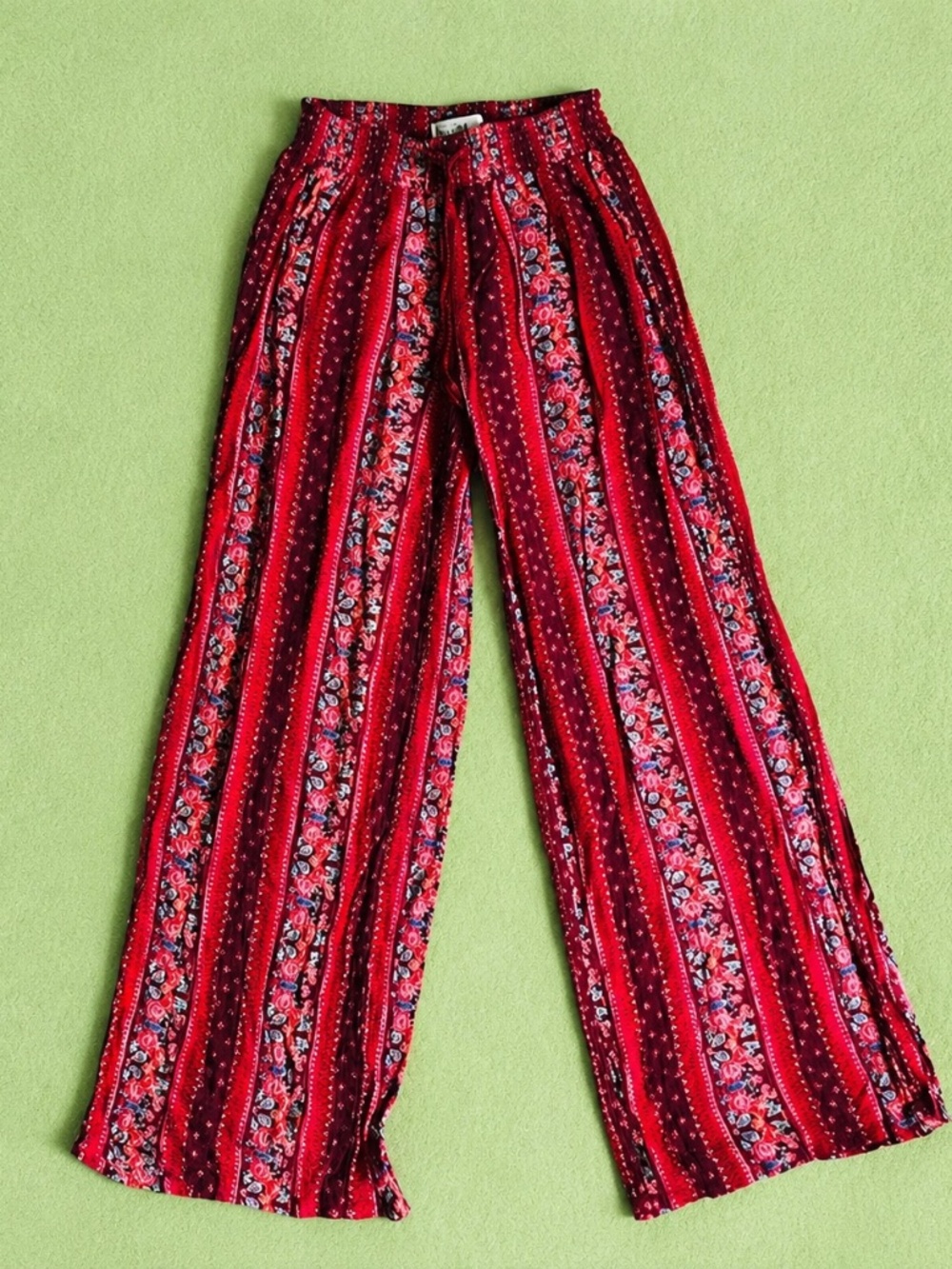 MUDD Boho Wide Leg Harem Pants (S)